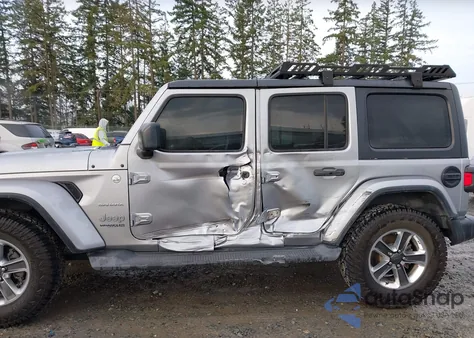 2019 Jeep Wrangler Unlimited Sahara 4X4 from USA, damaged, VIN 1C4HJXEG8KW529033